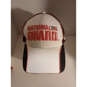 Dale Earnhardt Jr Nascar Racing Hat Cap Pink White National Guard #88 Adjustable